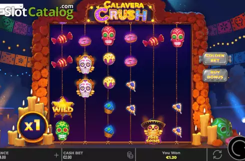 Οθόνη4. Calavera Crush Κουλοχέρης