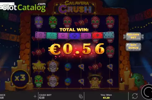 Οθόνη5. Calavera Crush Κουλοχέρης