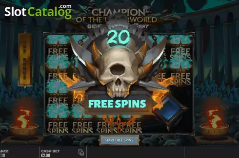 Οθόνη7. Champion of the Underworld Κουλοχέρης