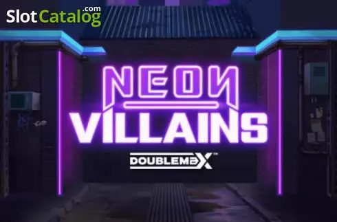 Neon Villains Doublemax Λογότυπο Neon Villains Doublemax Λογότυπο