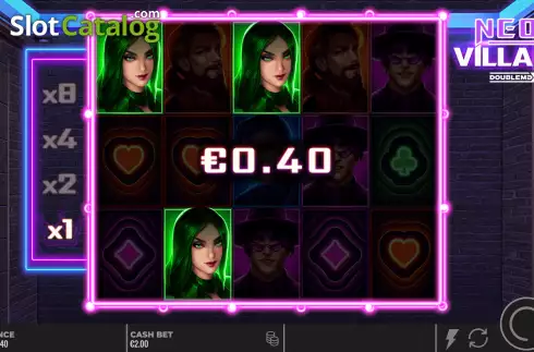 Οθόνη4. Neon Villains Doublemax Κουλοχέρης
