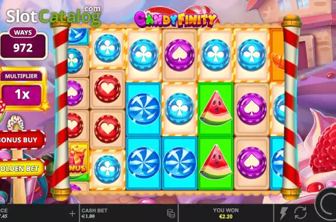 Οθόνη4. Candyfinity Κουλοχέρης