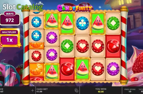 Οθόνη9. Candyfinity Κουλοχέρης