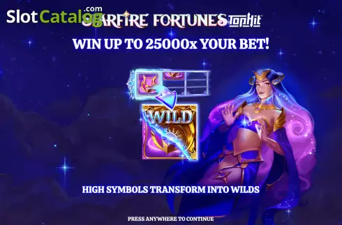 Οθόνη2. Starfire Fortunes Κουλοχέρης