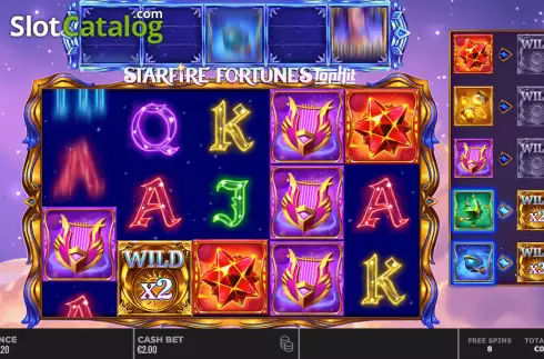 Οθόνη7. Starfire Fortunes Κουλοχέρης