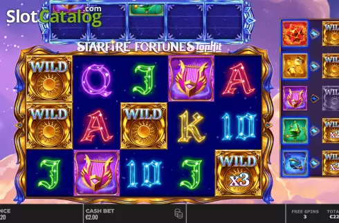 Οθόνη9. Starfire Fortunes Κουλοχέρης