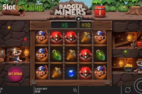 Οθόνη3. Badger Miners Κουλοχέρης