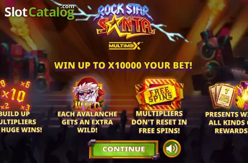 Οθόνη2. Rock Star Santa MultiMax Κουλοχέρης 