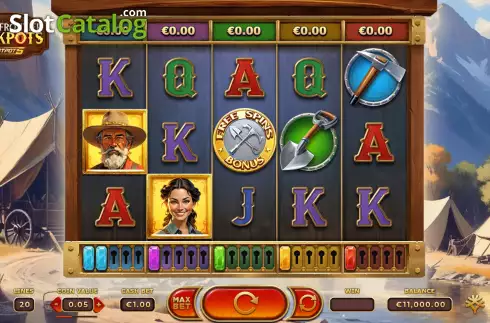 Οθόνη3. Gold Frontier Jackpots FastPot5 Κουλοχέρης 