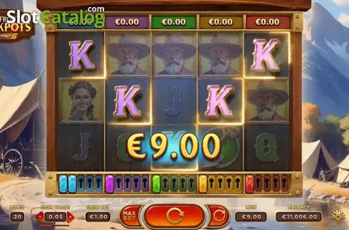 Οθόνη4. Gold Frontier Jackpots FastPot5 Κουλοχέρης 