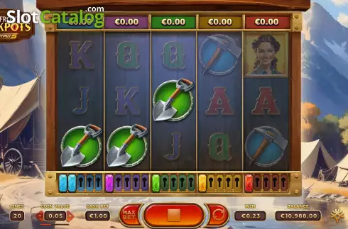 Οθόνη5. Gold Frontier Jackpots FastPot5 Κουλοχέρης 