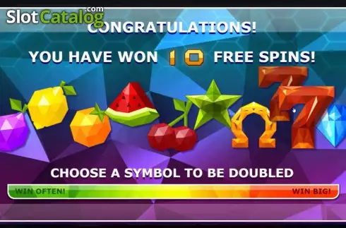 Δωρεάν περιστροφές. Doubles Κουλοχέρης