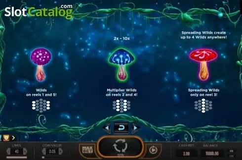 Οθόνη9. Magic Mushrooms (Yggdrasil) Κουλοχέρης