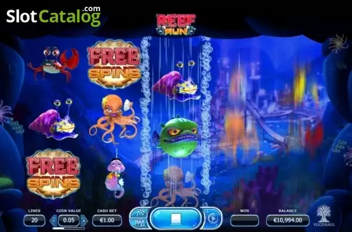 Οθόνη7. Reef Run Κουλοχέρης