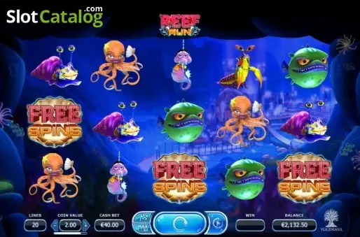 Οθόνη8. Reef Run Κουλοχέρης