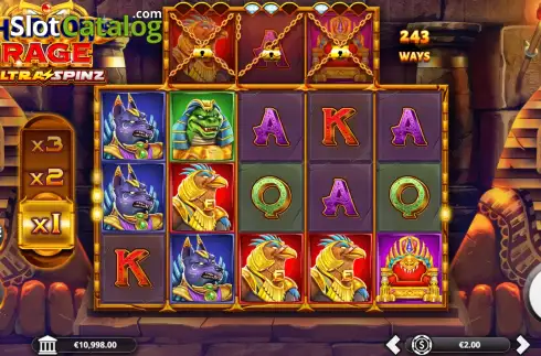 Οθόνη2. Pharaoh's Rage UltraSpinz Κουλοχέρης 