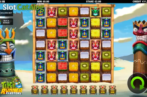 Οθόνη2. Tiki Runners Clusters Κουλοχέρης
