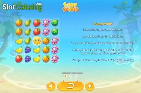 Πίνακας πληρωμών 1. Sunny Shores Κουλοχέρης