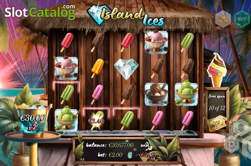 Οθόνη3. Island Ices Κουλοχέρης 