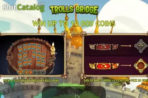 Οθόνη 1. Trolls Bridge (Yggdrasil) Κουλοχέρης