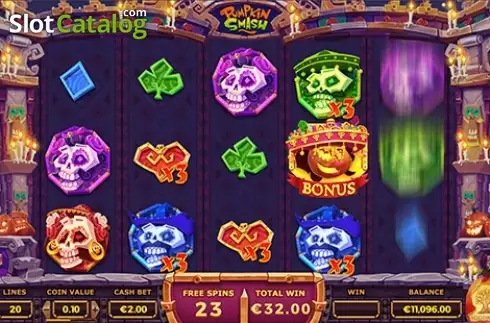 Οθόνη3. Pumpkin Smash Κουλοχέρης