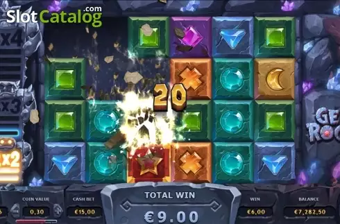 Οθόνη7. Gem Rocks Κουλοχέρης