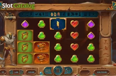 Οθόνη4. Tut's Twister Κουλοχέρης