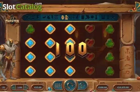 Οθόνη5. Tut's Twister Κουλοχέρης
