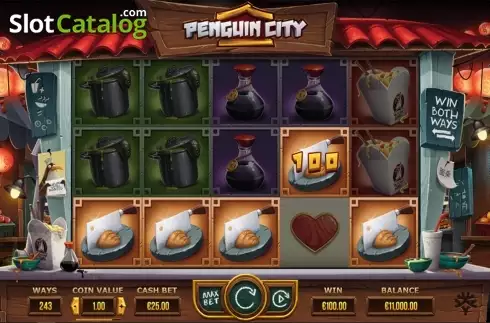 Οθόνη3. Penguin City Κουλοχέρης