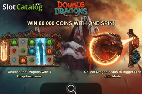 Intro Screen. Double Dragons (Yggdrasil ) Κουλοχέρης