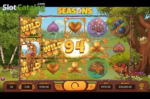 Οθόνη5. Seasons (Yggdrasil) Κουλοχέρης