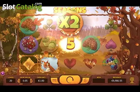 Οθόνη6. Seasons (Yggdrasil) Κουλοχέρης