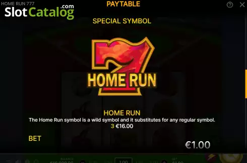Οθόνη7. Home Run 777 Κουλοχέρης