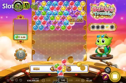 Οθόνη3. Bubble Trouble Κουλοχέρης