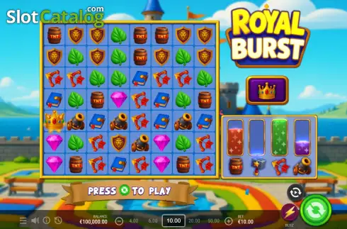 Οθόνη2. Royal Burst Κουλοχέρης