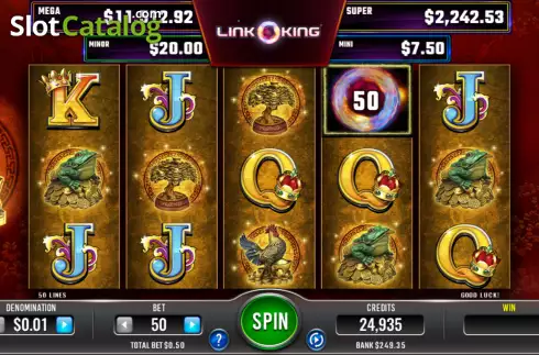 Οθόνη2. Link King Kuan Kung Gold Κουλοχέρης