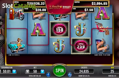 Οθόνη4. Link Me Rock Ups! Κουλοχέρης