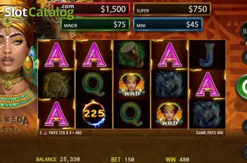 Οθόνη3. Makeda Epic Kingdom Κουλοχέρης