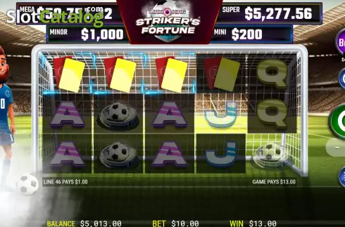 Οθόνη3. Striker's Fortune Κουλοχέρης
