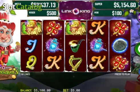 Οθόνη2. Link King Leprechaun's Hideout Κουλοχέρης