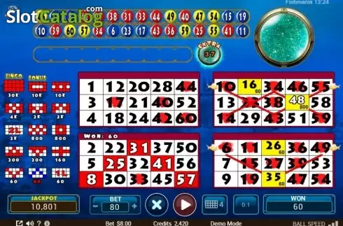 Οθόνη3. Fishmania Bingo Κουλοχέρης 