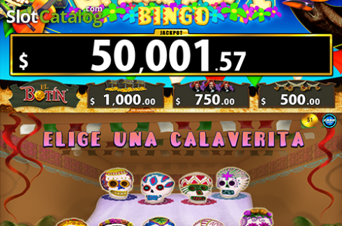 Οθόνη4. La Calaca Bingo Κουλοχέρης 