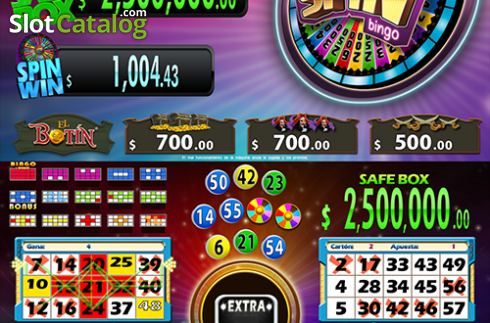 Οθόνη2. Spin Bingo Κουλοχέρης