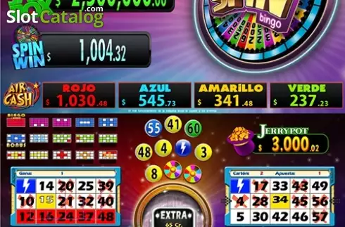Οθόνη4. Spin Bingo Κουλοχέρης