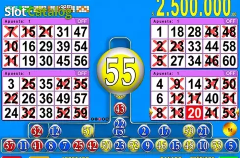 Οθόνη2. Powermania Force Bingo Κουλοχέρης