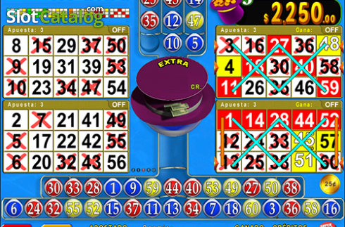 Οθόνη2. Powermania Bonus Bingo Κουλοχέρης