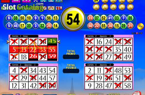 Οθόνη3. Last Bingo in Paris Κουλοχέρης