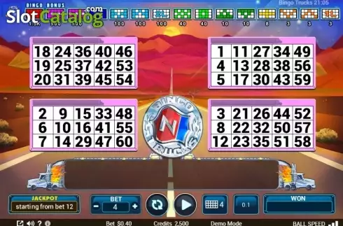 Οθόνη2. Bingo Trucks Κουλοχέρης