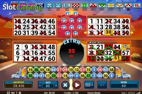 Οθόνη4. Bingo Trucks Κουλοχέρης