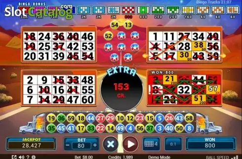 Οθόνη5. Bingo Trucks Κουλοχέρης